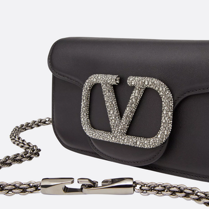 VALENTINO GARAVANI LOCÒ CHICA CARTERA DE HOMBRO CON SCHMUCKLOGO
