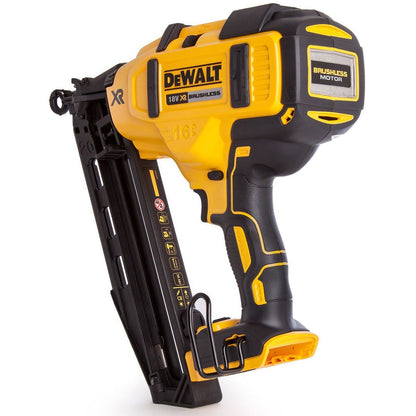 Dewalt DCN660N 18V XR Brushless 16G Second Fix Angled Finish Nailer Body Only