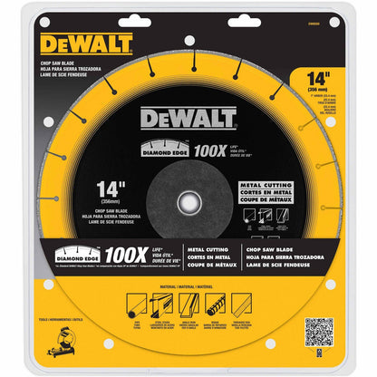 DeWalt DW8500 14" x 1" Diamond Edge Chop Saw Blade