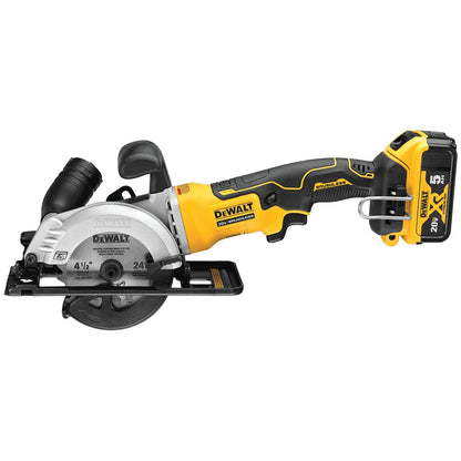 DeWalt DCS571P1 ATOMIC 20V MAX* Brushless 4-1/2" Cordless Circular Saw Kit