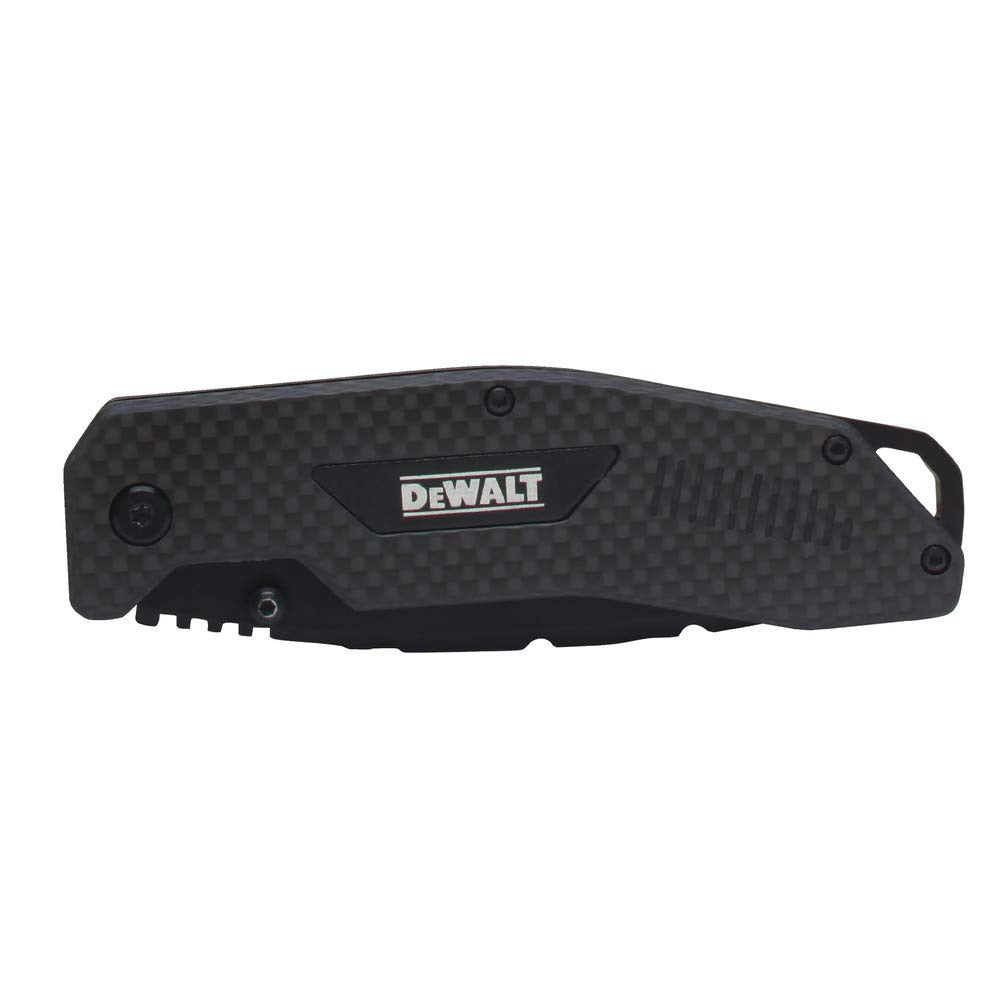 DeWalt DWHT10314 8" Carbon Fiber Pocket Knife, 3-1/2" Blade