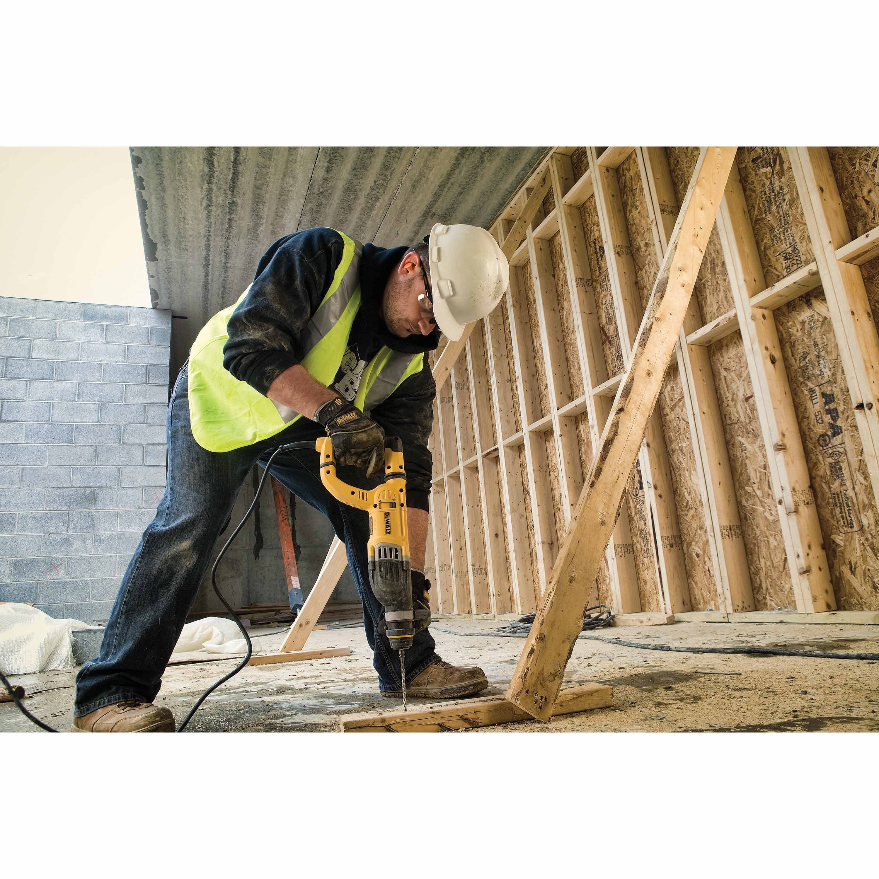DeWalt D25263K 1-1/8" D-Handle SDS Rotary Hammer with SHOCKS