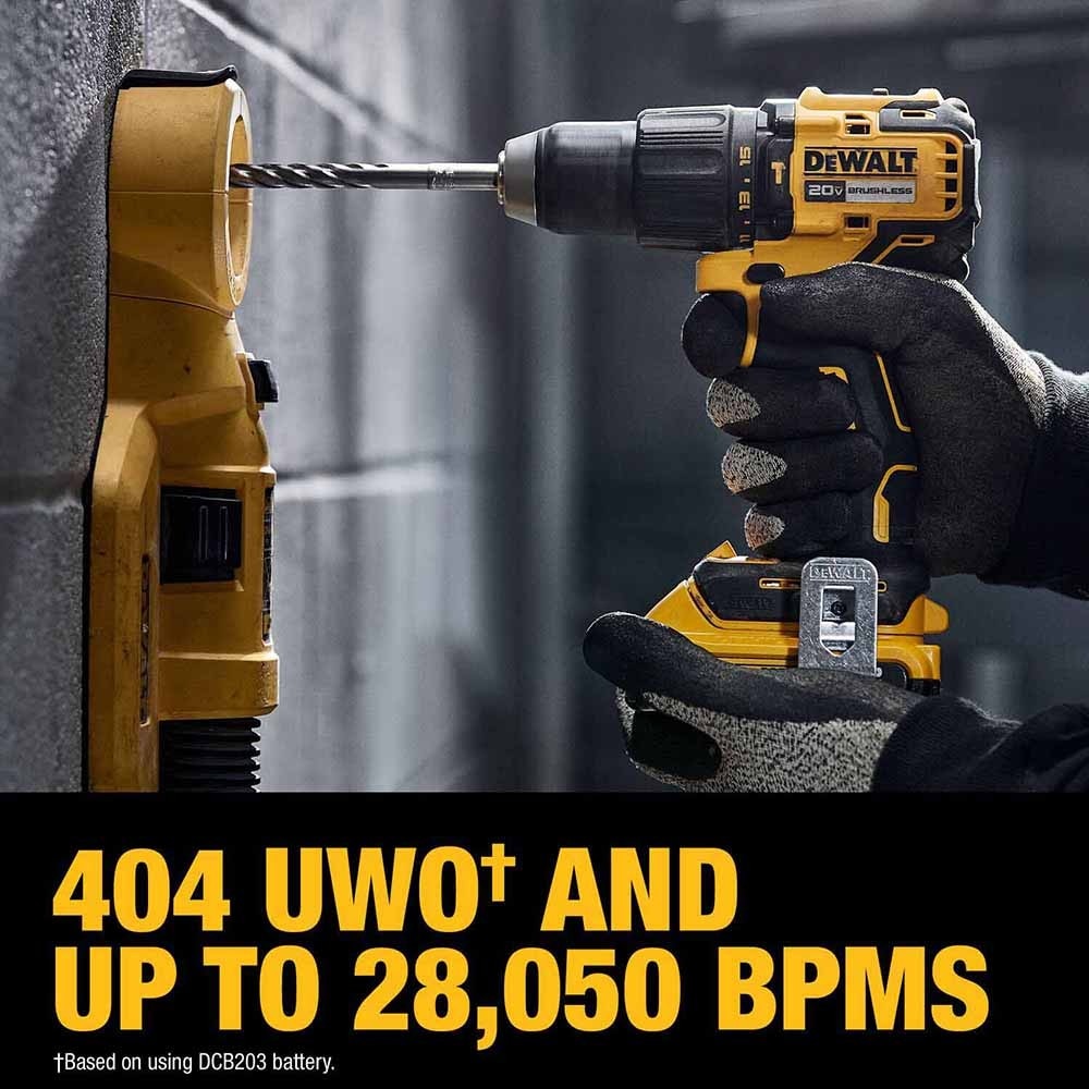 DeWalt DCD798D1 20V MAX Brushless Cordless 1/2 in. Hammer Drill Kit