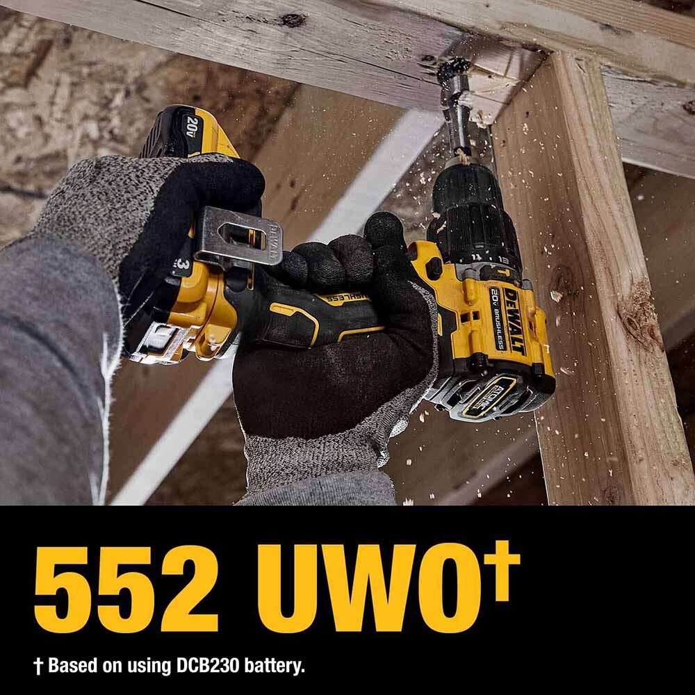 DeWalt DCD799L1 ATOMIC COMPACT SERIES 20V MAX Brushless Cordless 1/2 in. Hammer Drill Kit