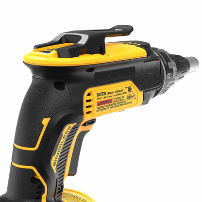DeWalt DCF630D2 20V MAX XR Brushless Drywall Screwgun Kit (2.0Ah)