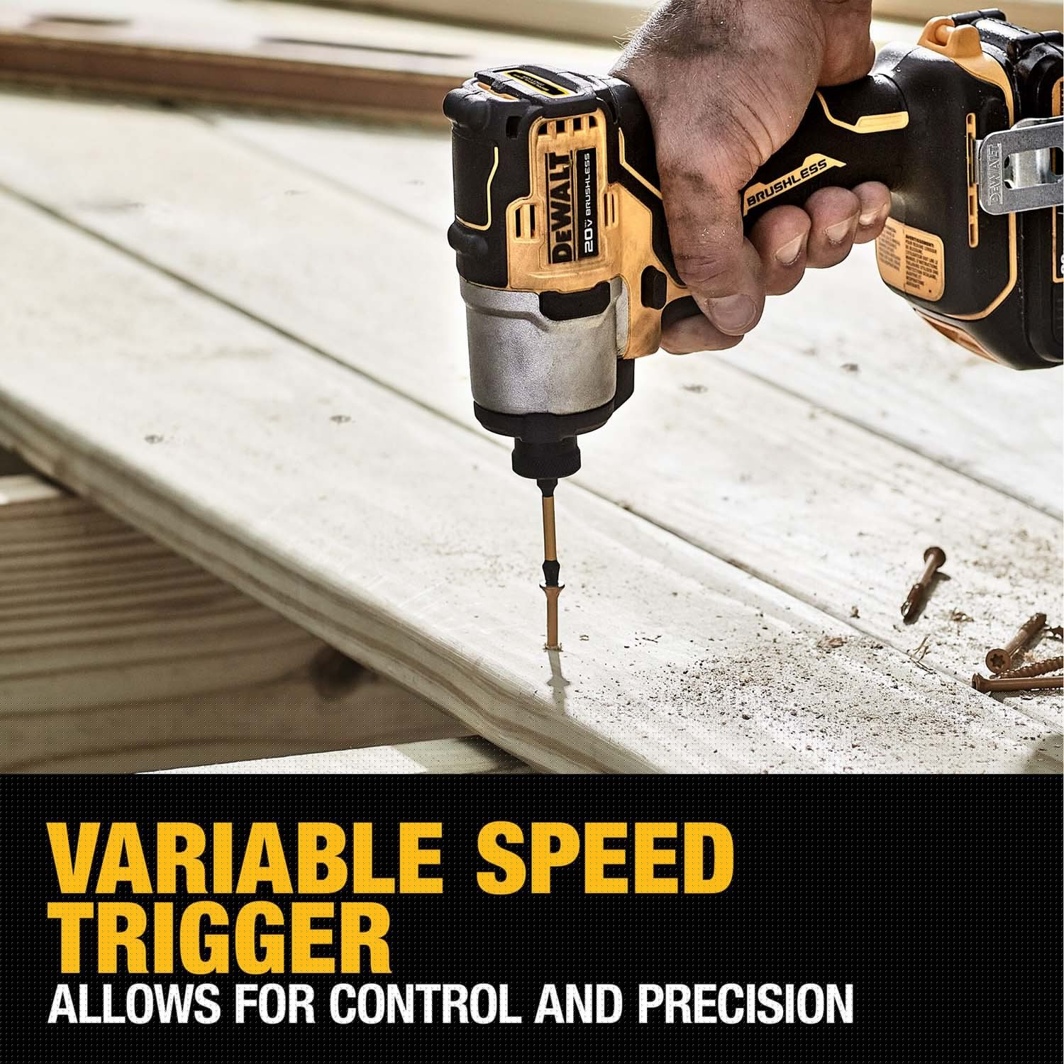 DeWalt DCF840D1 20V MAX* Brushless Cordless 1/4 in. Impact Driver Kit