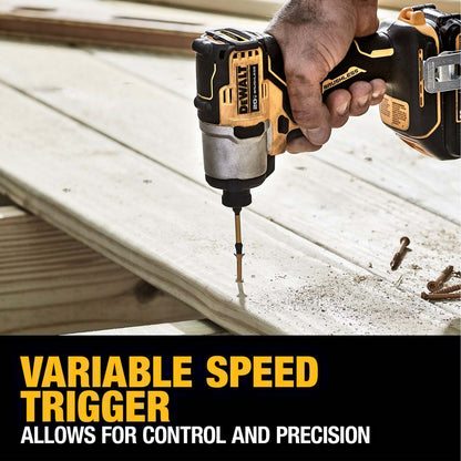 DeWalt DCF840D1 20V MAX* Brushless Cordless 1/4 in. Impact Driver Kit