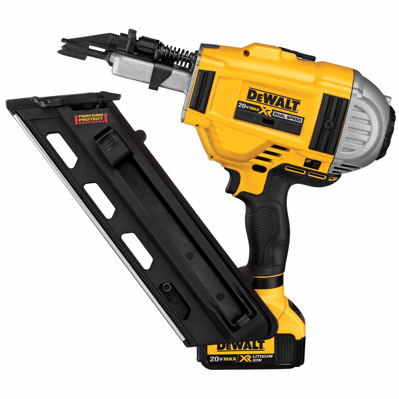 DeWalt DCN692M1 20V MAX* XR Lithium Ion Brushless Dual Speed Framing Nailer