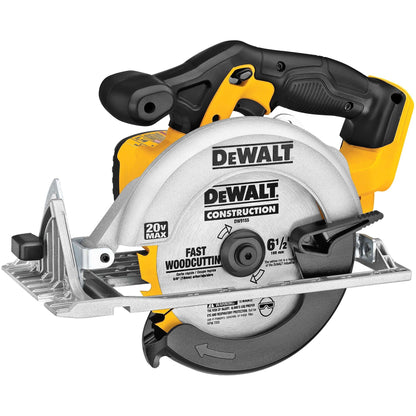 DeWalt DCS391P1 20V Max Li Ion 6-1/2" Circular Saw Kit (5.0 Ah) 5/8"Arbor