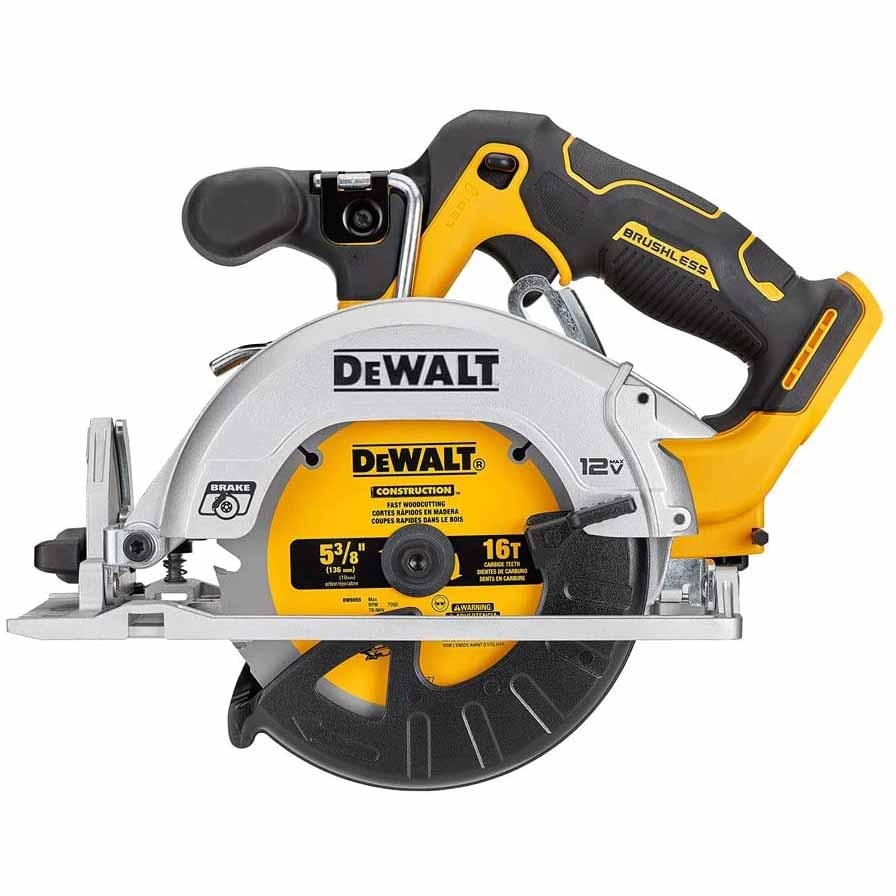DeWalt DCS512B XTREMETM 12V MAX* 5-3/8 in. Brushless Cordless Circular Saw (Tool Only)