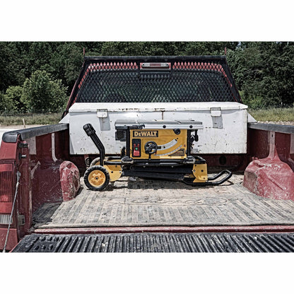 Dewalt DWE7491RS 10" Jobsite Table Saw 32 - 1/2" (82.5cm) Rip Capacity, and a Rolling Stand
