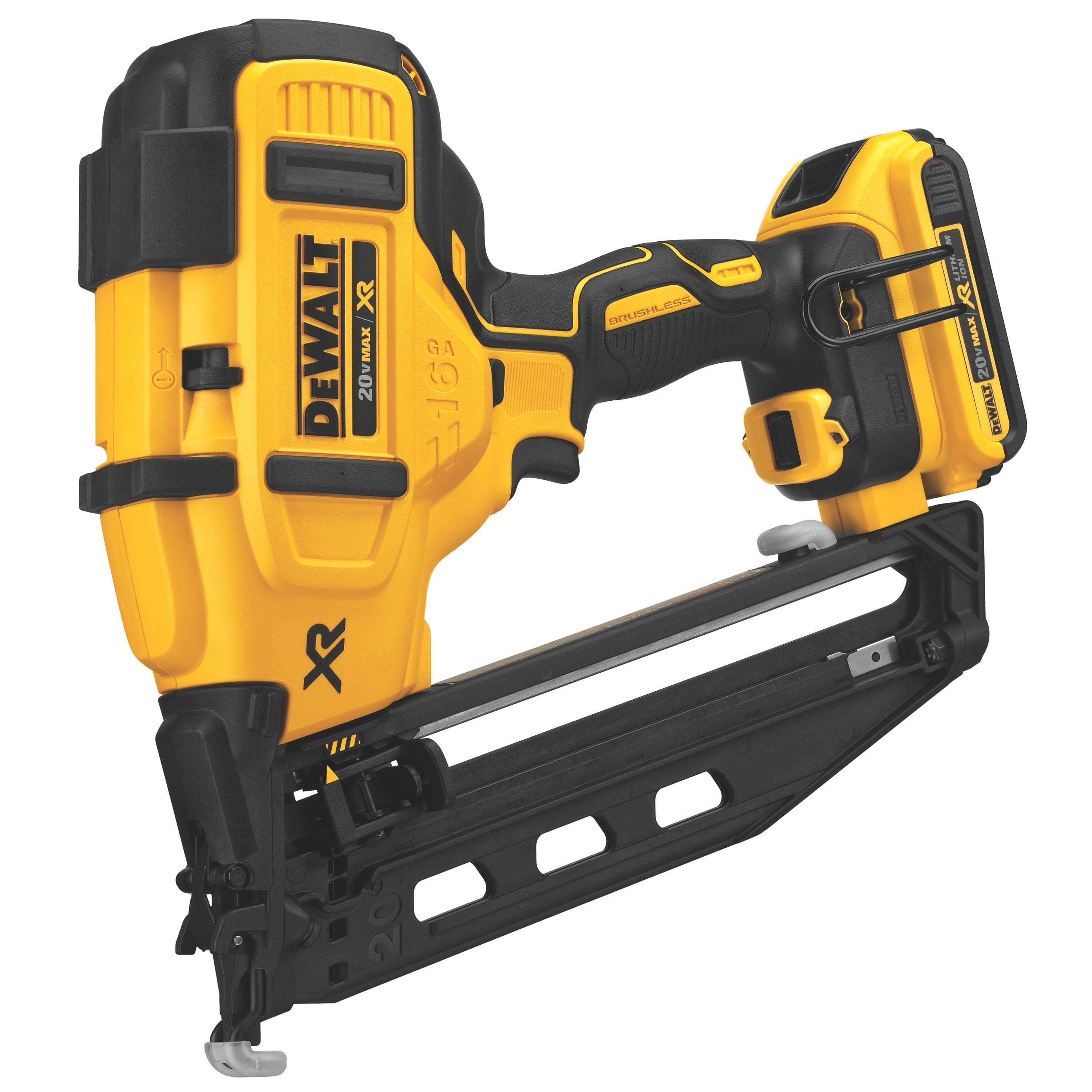 DeWalt DCN660D1 20V MAX 16Ga Angled Cordless Finish Nailer Kit
