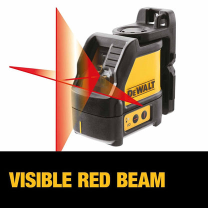 DeWalt DW088K Self Leveling Horizontal/Vertical RED Cross Line Laser Level DW088K-QU (USES 3 X AA)