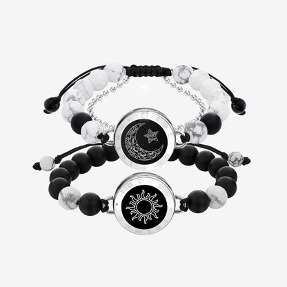 Sun & Moon Touch Bracelets with Matching Beads
