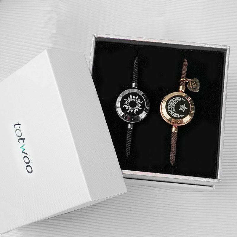 Totwoo Sun & Moon Touch Bracelets Set