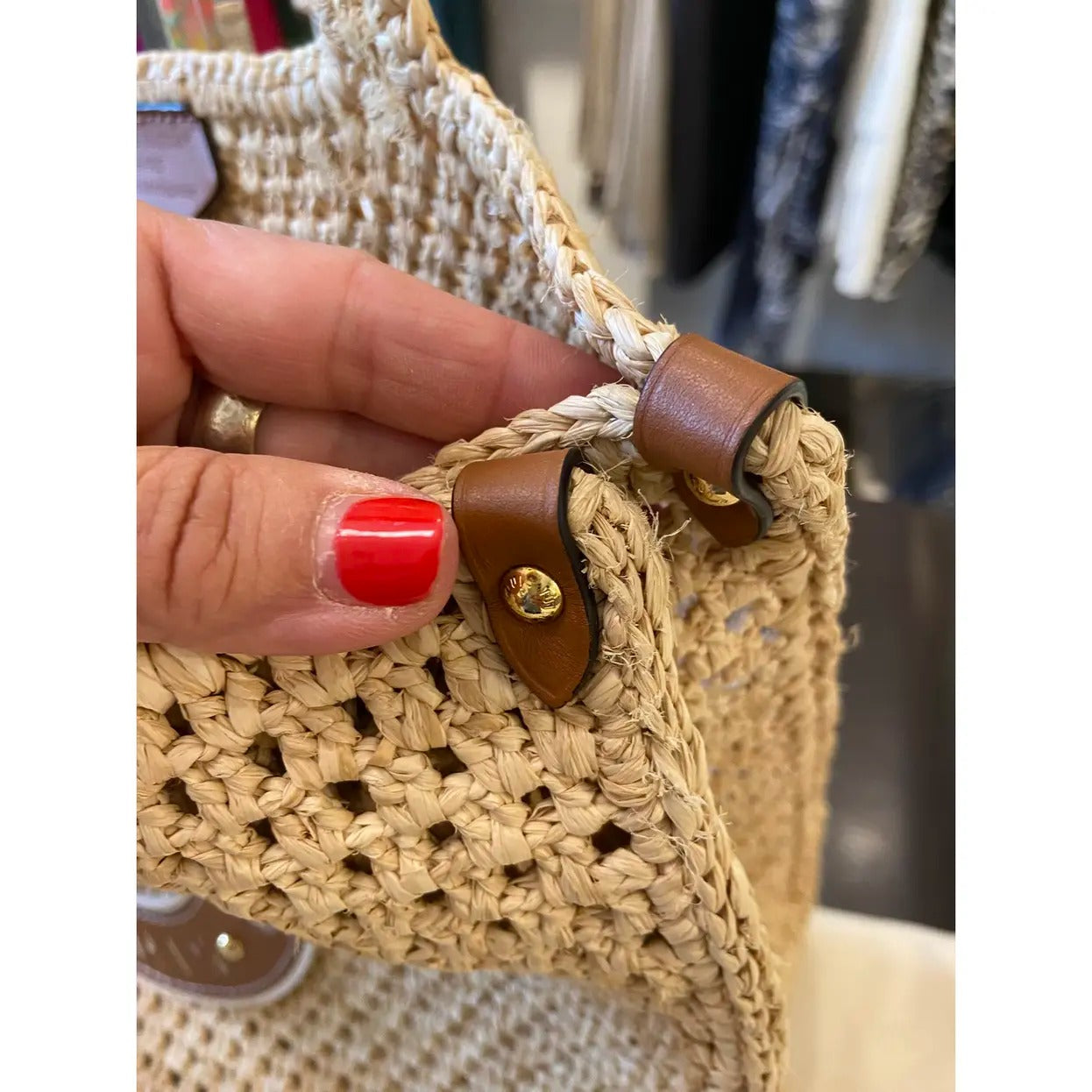 LOUIS VUITTON BY THE POOL RAFIA ONTHEGO MM M24723