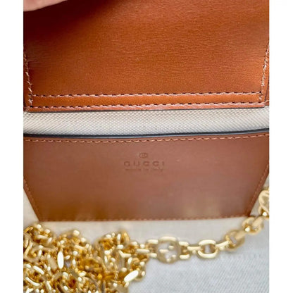 GUCCI DIANA CHICA TOTE-CARTERA CON KRISTALLEN