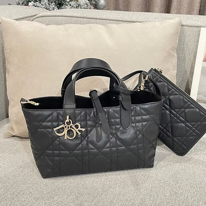 DIOR TOUJOURS VERTIKALE TOTE-CARTERA MEDIANA