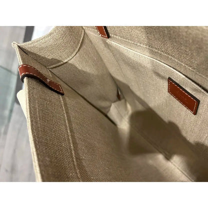 GRANDE WOODY-CARTERA DE LEINEN DE CHLOÉ
