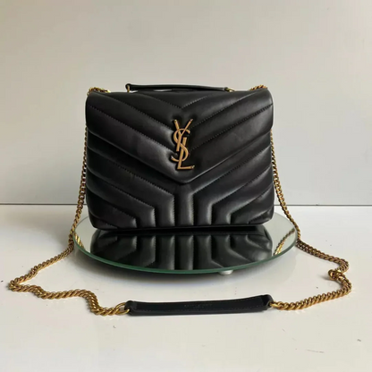 SAINT LAURENT LOULOU SMALL MATELASSÉ CARTERA