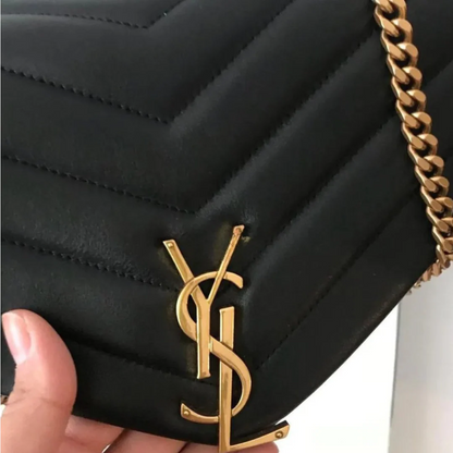 SAINT LAURENT LOULOU SMALL MATELASSÉ CARTERA