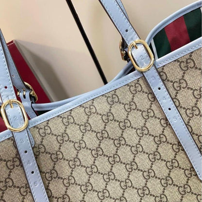 GROSSER GG EMBLEM SHOPPER GUCCI
